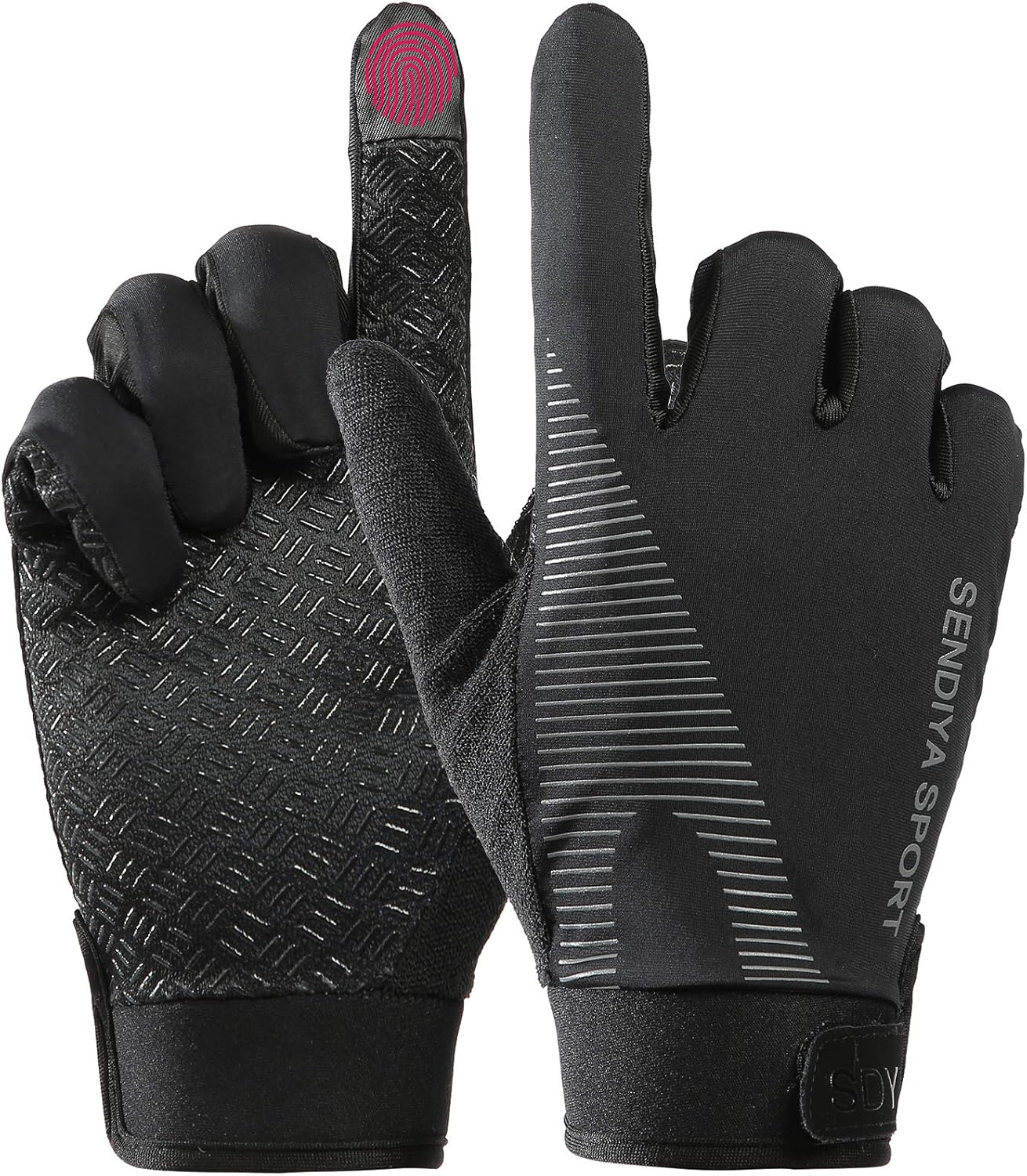 Lorpect Full Finger Workout Gloves ，AntiSlip Full Palm