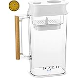 Nakii Long-Lasting Water Filter Pitcher Fast Filtering with Patented ACF Military Technology
