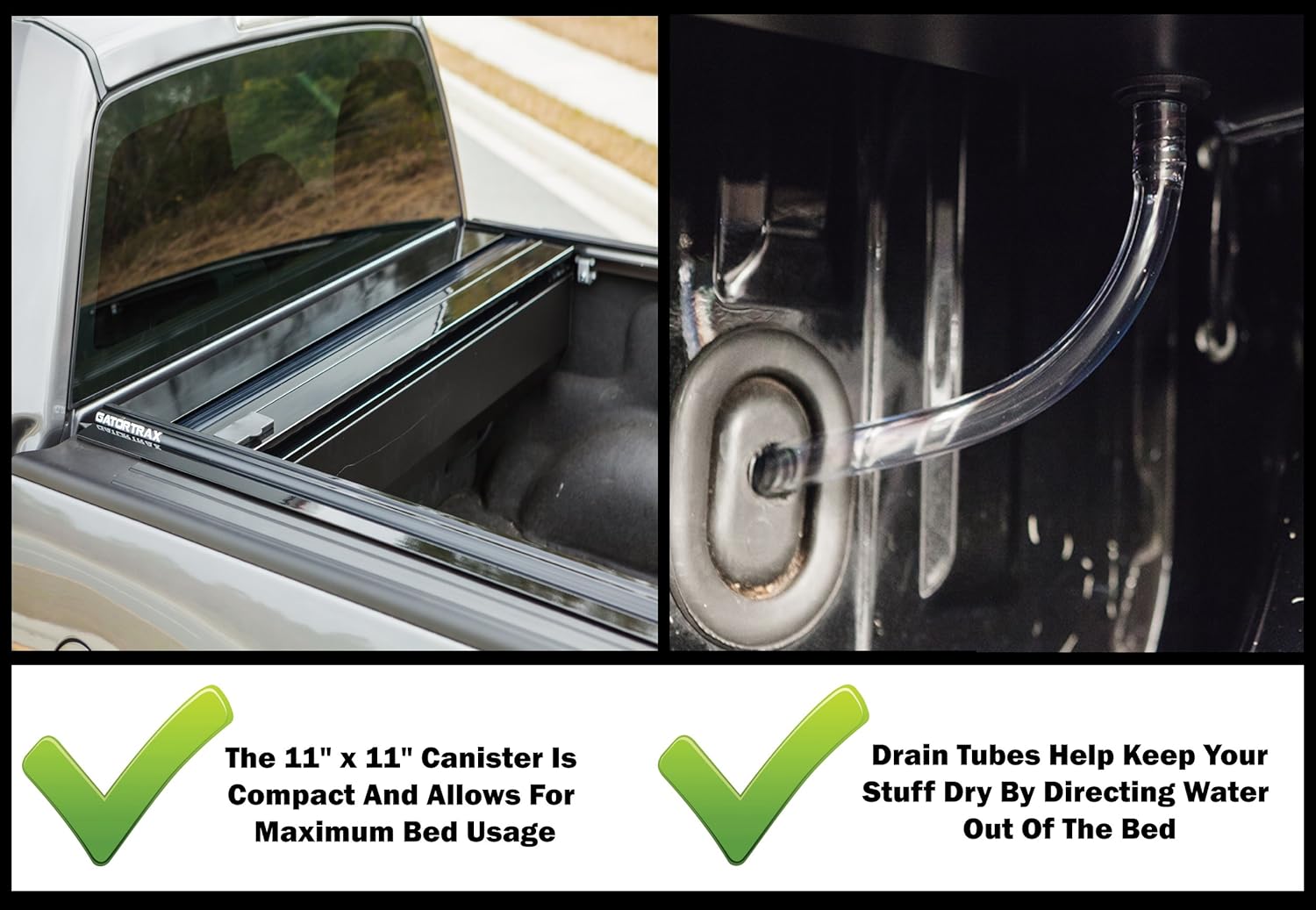 Amazon Com Gatortrax Retractable Fits 2014 2018 Chevy Silverado Gmc Sierra 5 8 Foot Bed Only Gloss Truck Bed Tonneau Cover G10461 Made In The Usa Automotive