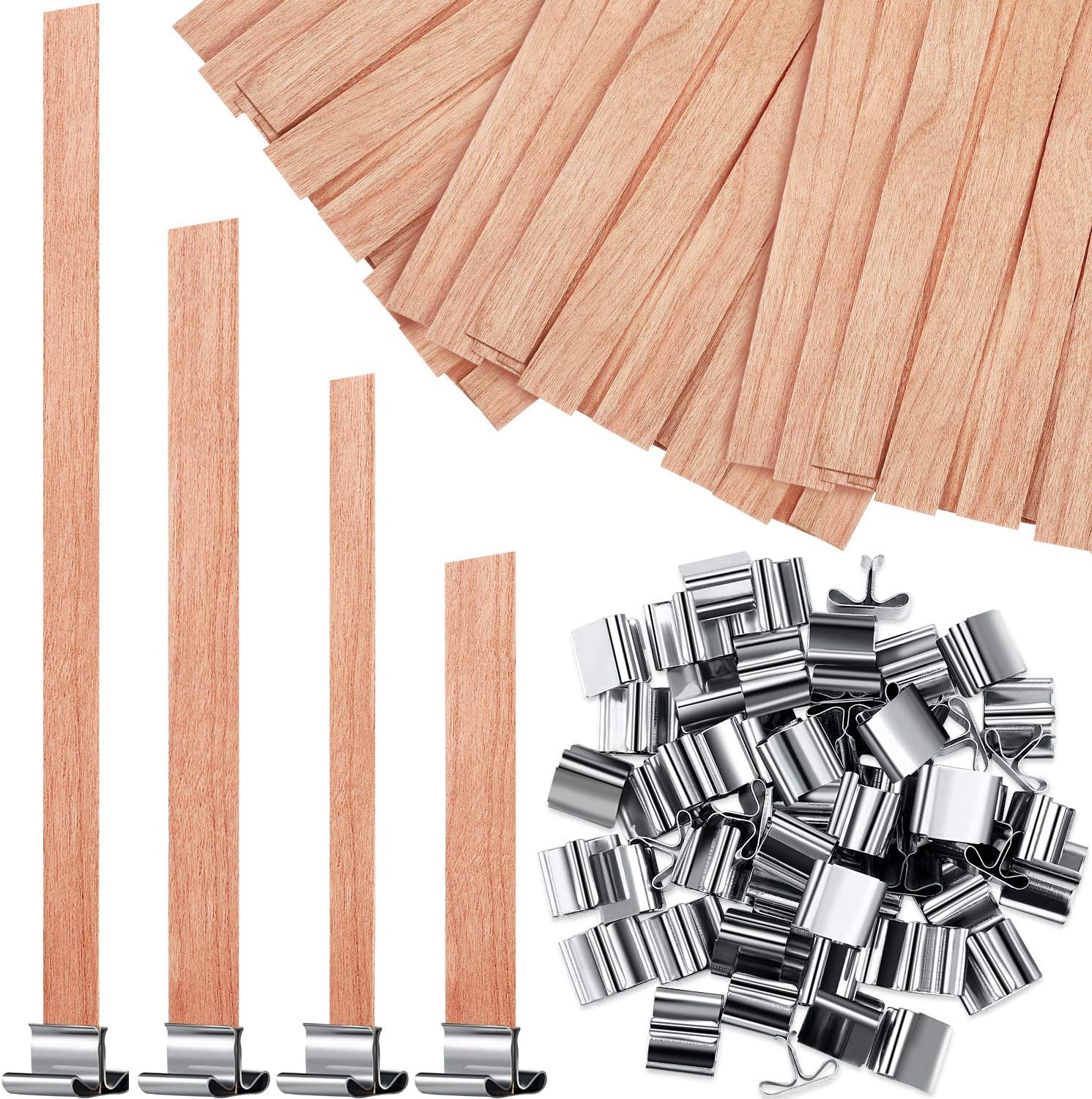 Candle Wicks Natural Wood Candle Wicks Thick Wooden Candle Wick Cores