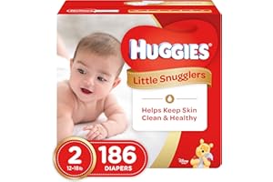 Huggies Little Snugglers Baby Diapers, Size 2, Old Version