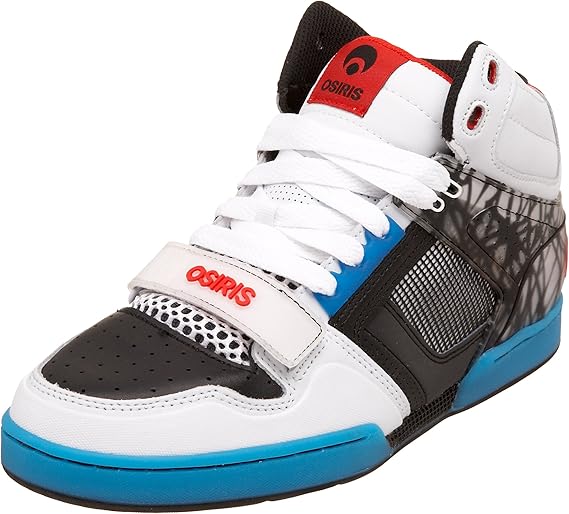 osiris shoes blue and white