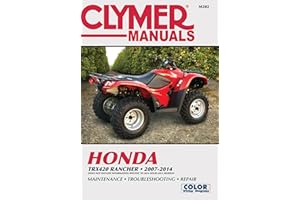 Honda TRX420 Rancher 2007-2014: Does not include information specific to 2014 solid axle models (Clymer Motorcycle)