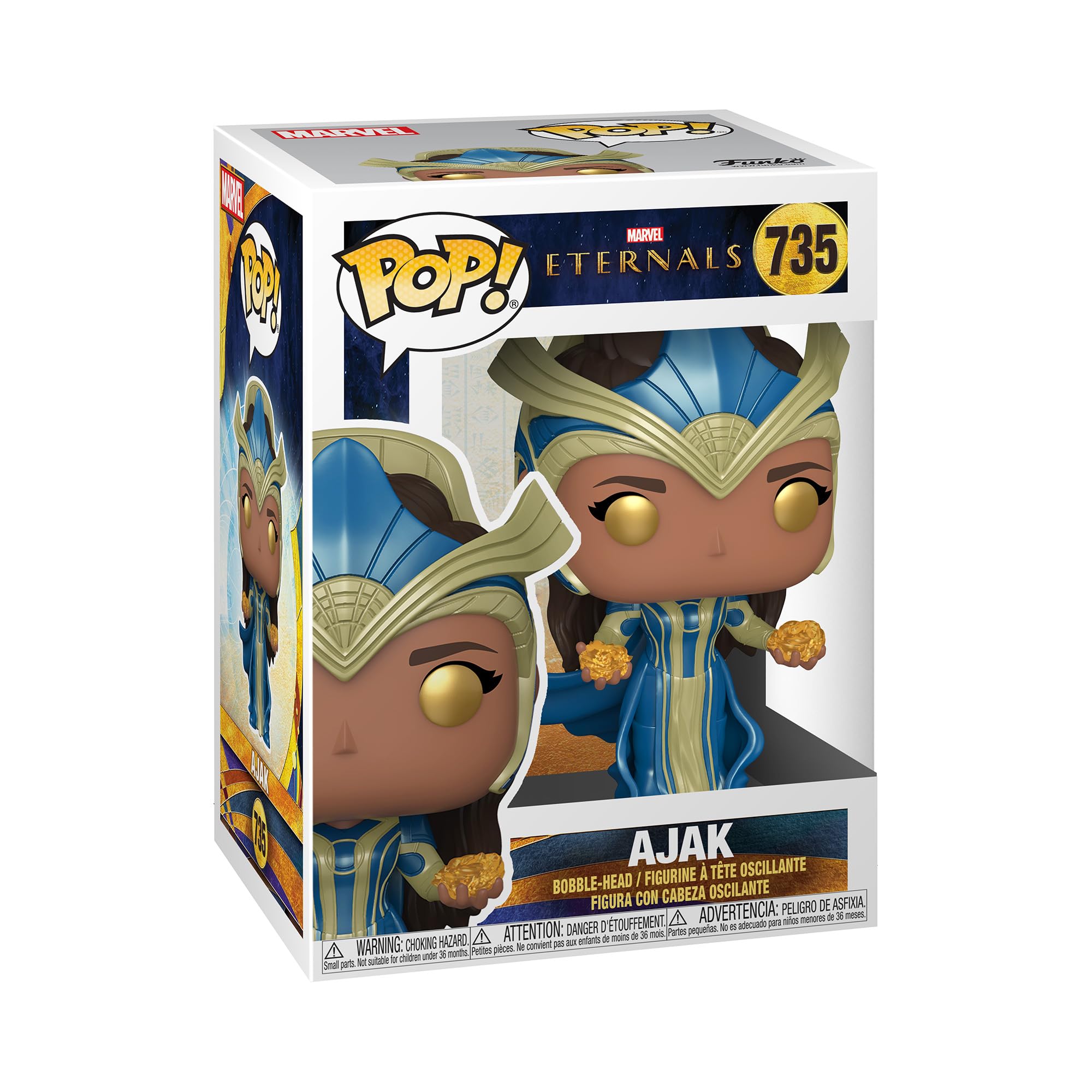 Funko POP! Marvel: Eternals - Ajak - the Eternals - Collectable Vinyl Figure - Gift Idea - Official Merchandise - Toys for Kids & Adults - Movies Fans - Model Figure for Collectors and Display