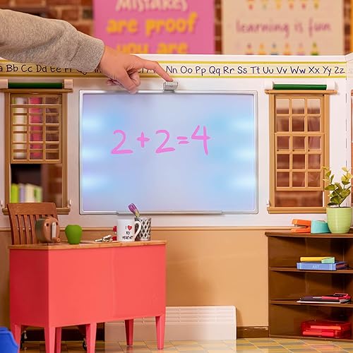 Our Generation Awesome Academy School Set- Playset, Dolls and