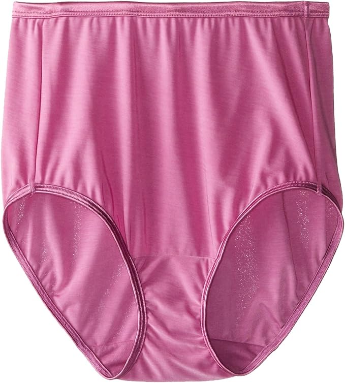 Vanity Fair Women's Illumination Brief Panty 13109, Impatient Pink, 6