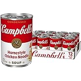 Campbell's Condensed Homestyle Chicken Noodle Soup, (Packaging May Vary) 10.5 Oz, Pack of 12