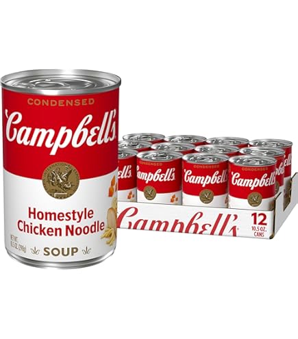Amazon.com: Campbell's Condensed Chicken and Rice Soup With White