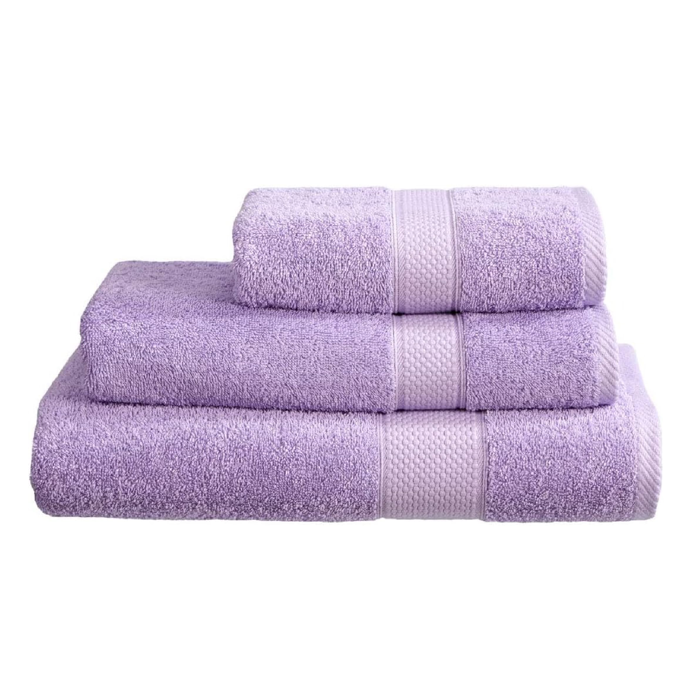 Linens Limited - Hand Towel for Bathroom and for Kitchen, Great as Face Towel, Guest Towel, and More, Turkish Cotton, Soft and Luxurious, Super Absorbent, Machine Washable (Lilac)