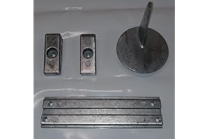 Tecnoseal Mercury 225-250 EFI Zinc Anode Kit With Skeg Fin Zinc