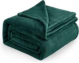 Bedsure Fleece Blanket 220x240 cm Forest Green Soft Warm Throw