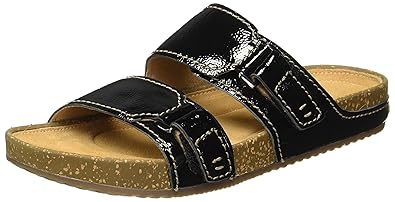 clarks leather flip flops