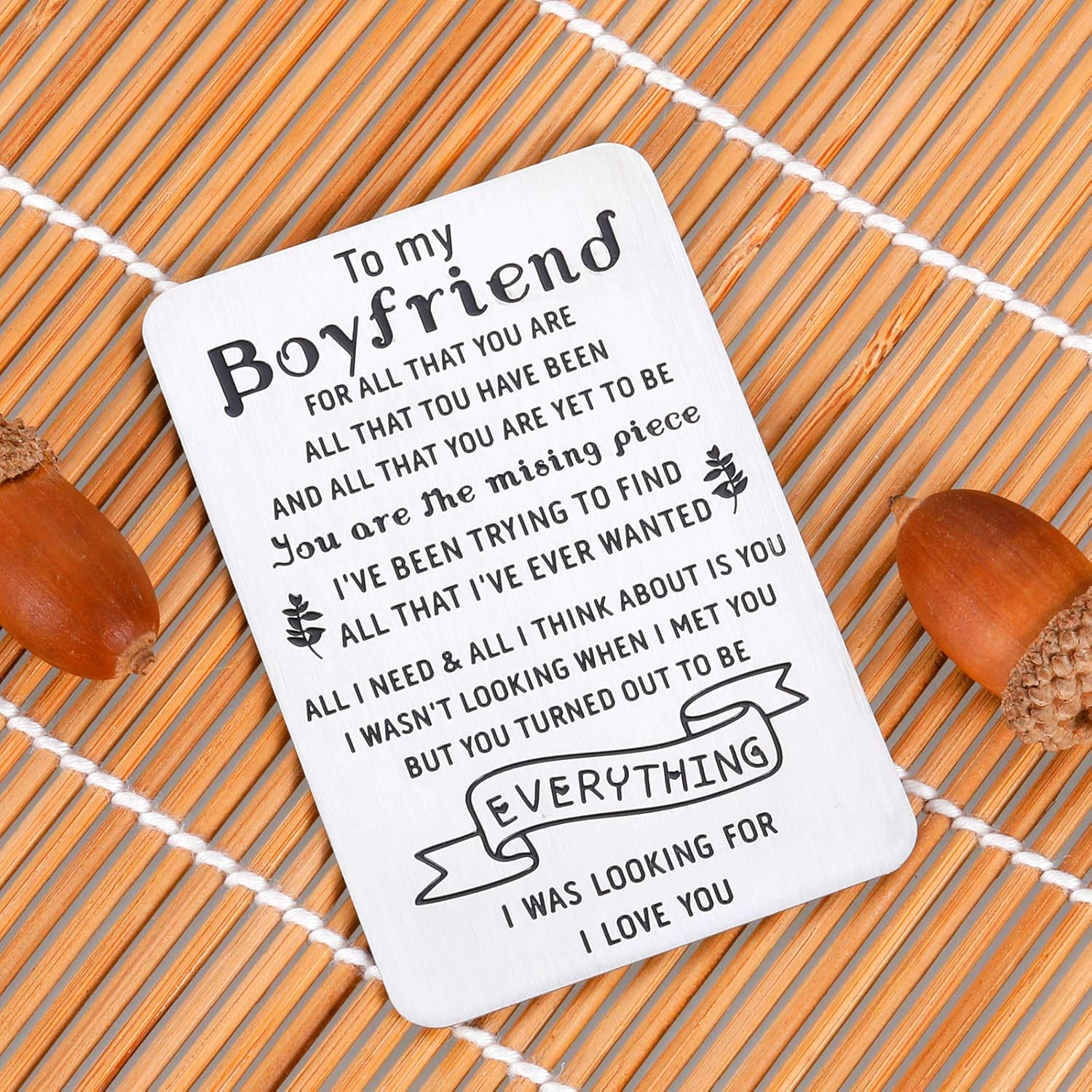 即納最大半額 I Love You ガールフレンドへのギフト 刻印入りウォレットカード挿入 ガールフレンド 誕生日 記念日カードに 好評 Theblindtigerslidell Com