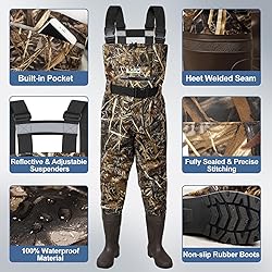 LHG Fishing Waders Waterproof Bootfoot Chest Waders