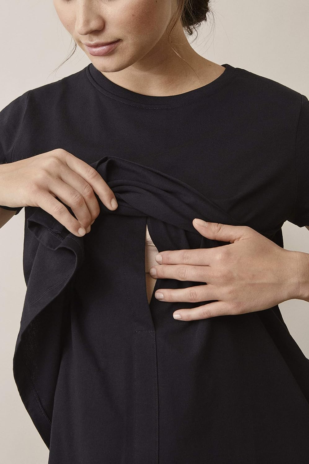 Boob Umstandsshirt und Still T-Shirt Schwangerschafts Top mit Kurzen /Ärmeln aus Bio-Baumwolle