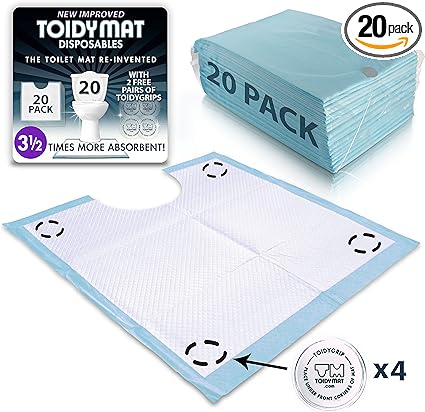 Amazon Com New Improved Toidymat Disposables The Toilet Mat Re