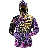 Ezhippie Mens Tie Dye Colorful Hoodie