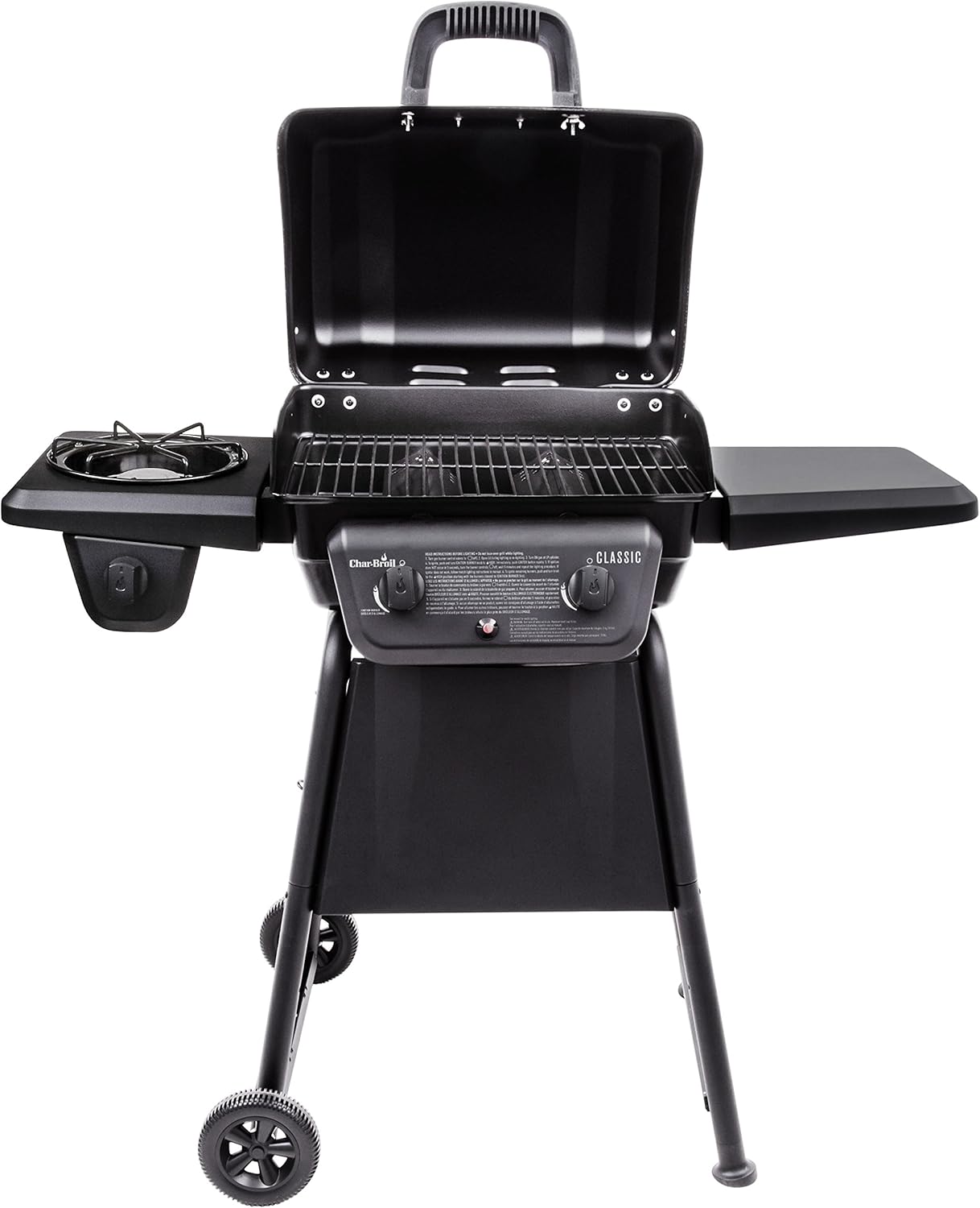 Char-Broil Classic 280 2-Burner Liquid Propane Gas Grill with Side Burner: Home Improvement