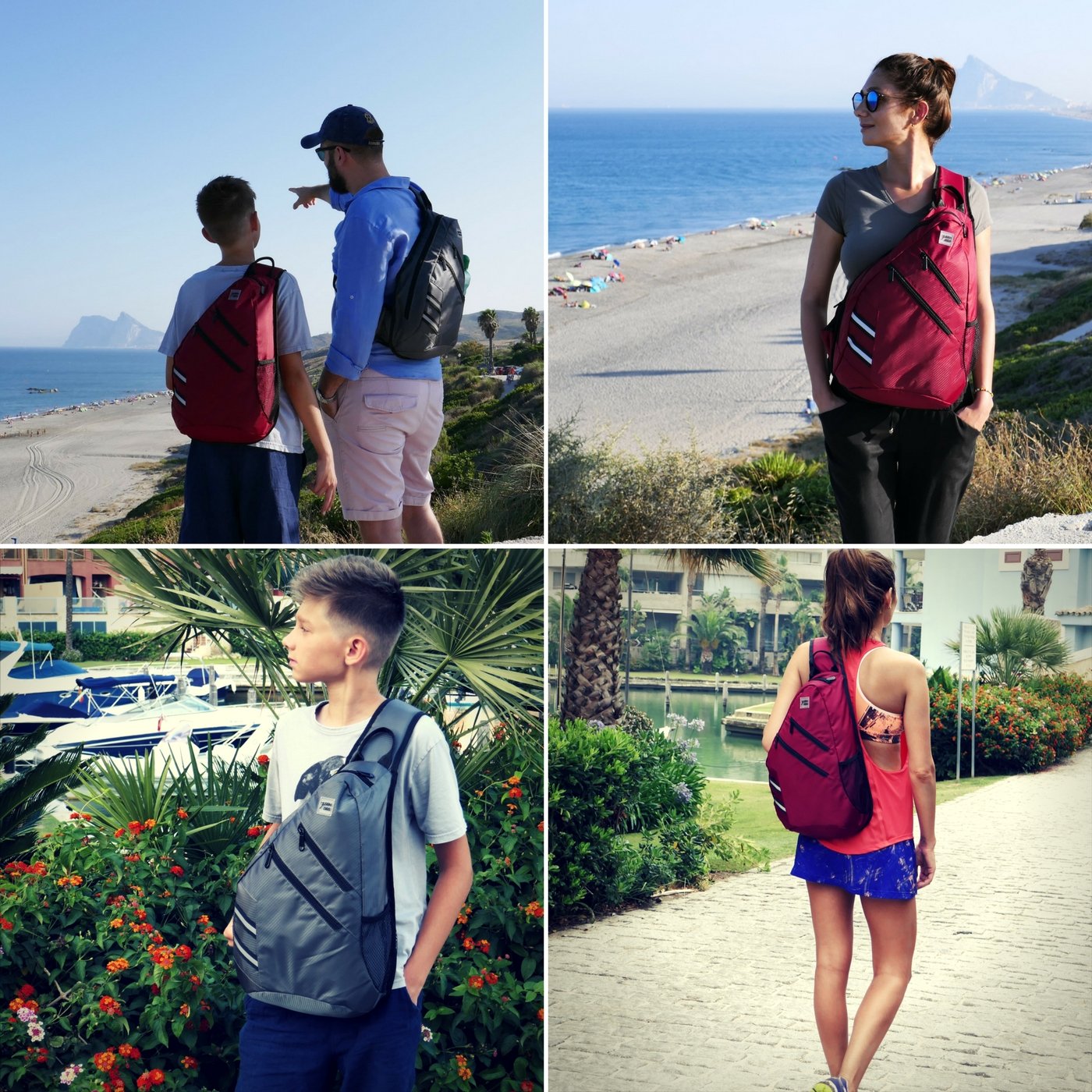 7Senses Sling Bag Crossbody Backpack Shoulder Bag - Travel Backpack Multipurpose Daypack for Men & Women