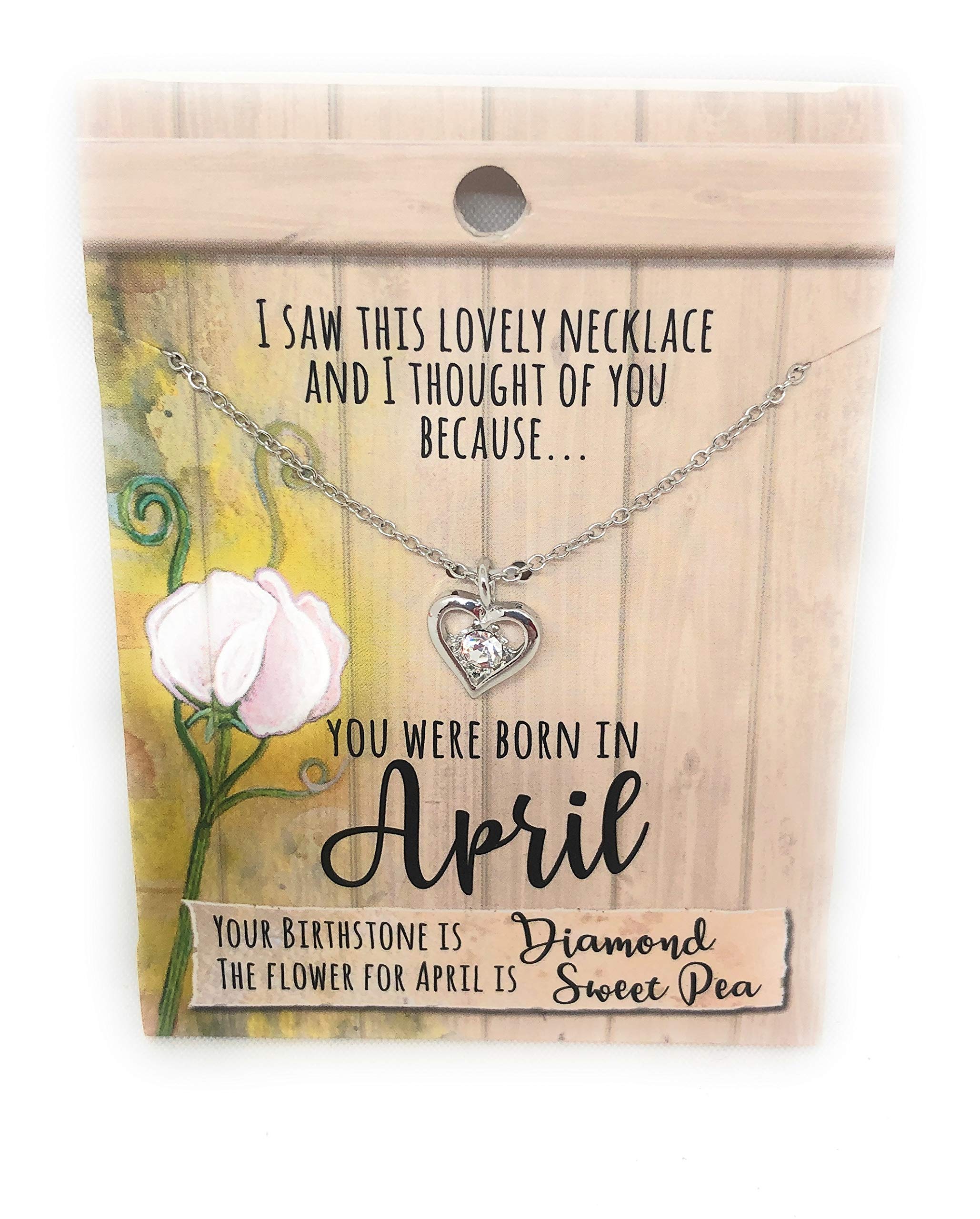 Royal County I Saw This Necklace and Thought of You - Birthstone Necklace - April