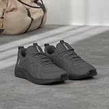 Feethit Mens Running Shoes Breathable Lightweight Trainers Dark Grey UK 7 view 3