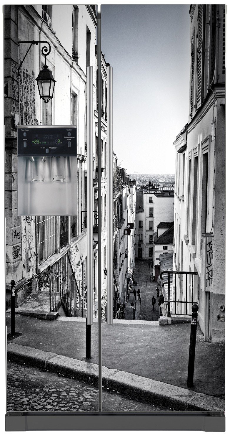 StickersNews Pegatinas Nevera Americano Calle Paris 5748, Fond ...