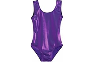 Domusgo Gymnastics Leotards for Girls Sparkly One Piece Tumbling Outfits