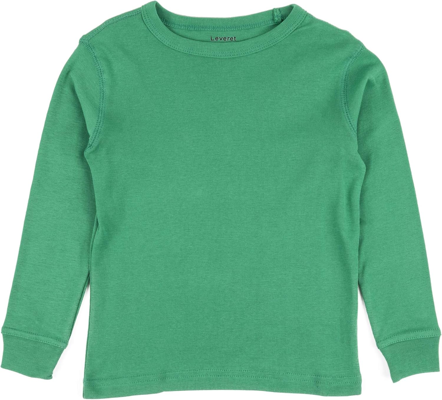 Leveret Long Sleeve Boys Girls Kids & Toddler T-Shirt 100% Cotton (2-14 Years) Variety of Colors: Clothing