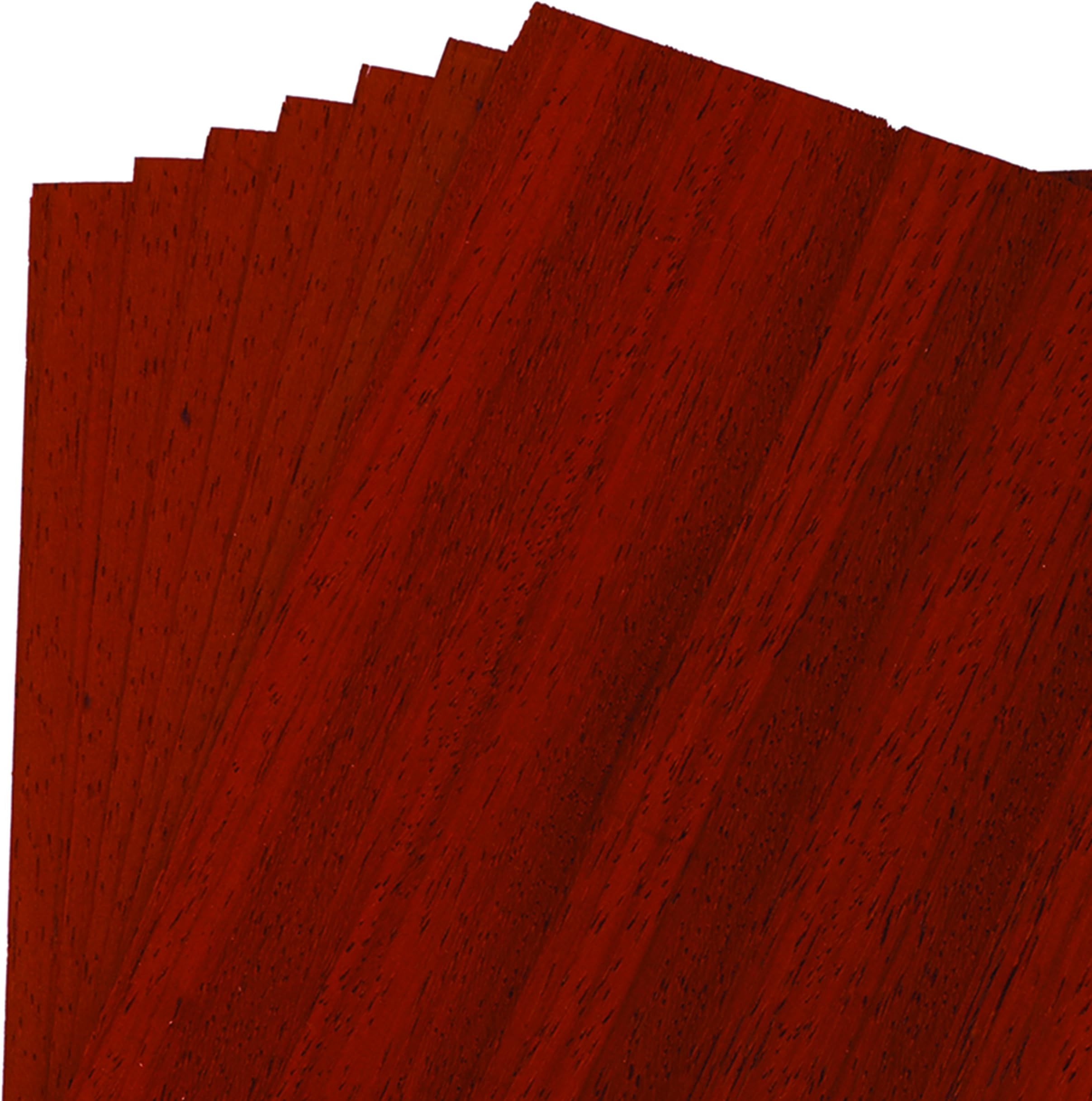 Padauk Veneer 8" x 8", 7-Piece