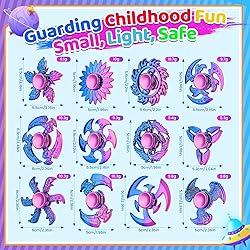 Jawhock 12 Pack Plastic Fidget Spinners｜High