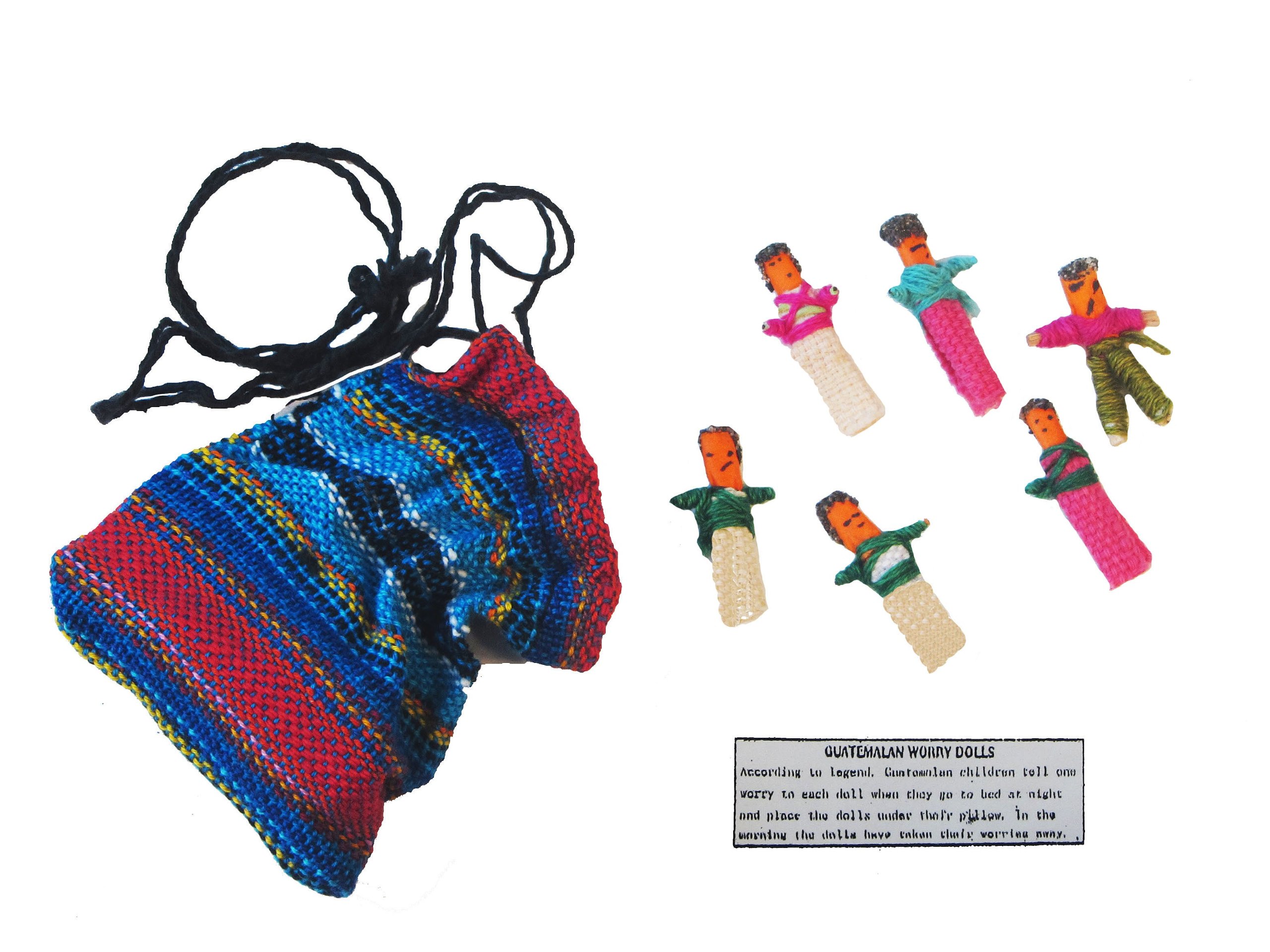 Worry Dolls in a Bag
