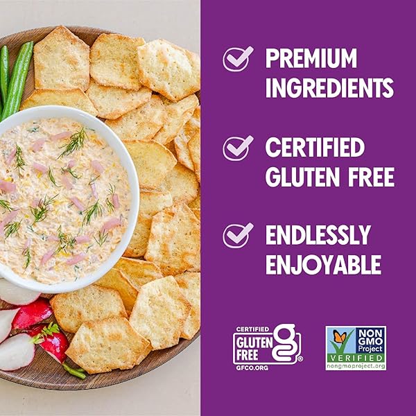 MILTON’S GLUTEN FREE CRACKERS, CRISPY SEA SALT – NON-GMO PROJECT VERIFIED, KOSHER, CERTIFIED GLUTEN FREE SNACK, 5 GRAINS IN EVERY BITE – 4.5 OZ