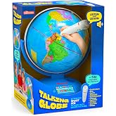 Little Experimenter Interactive 9" Talking Globe, Smart Pen, STEM Ages 8-12 | Wireless Smart Pen, Talking World Map, Gift for Boys &amp; Girls Ages 8-12