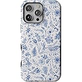 Casely iPhone 16 Pro Max Case | Hop & Bloom | Bunny Toile | Bold Protective Design | Compatible with MagSafe