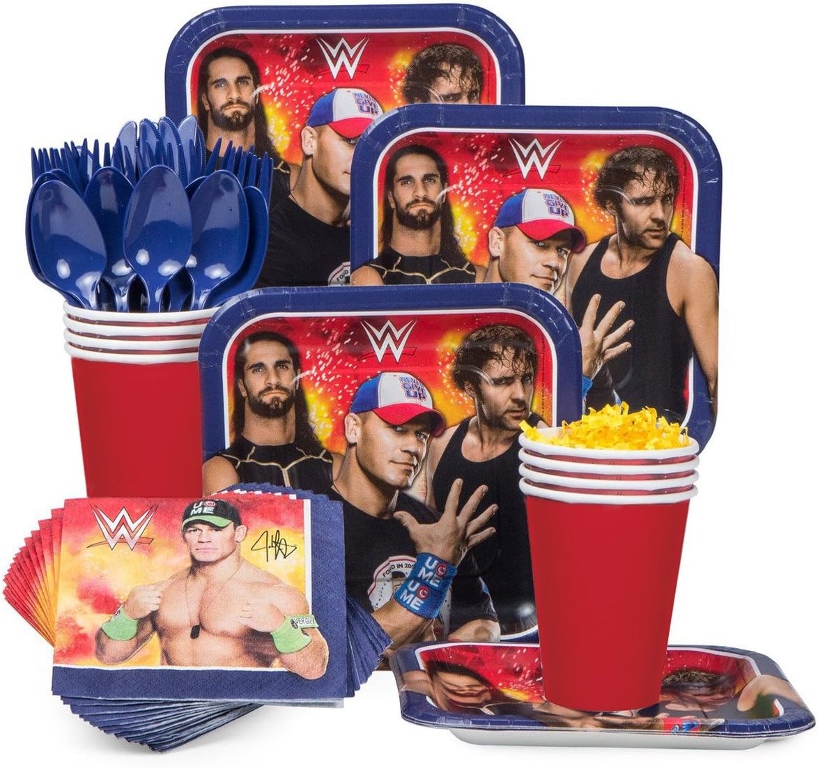 WWE Party Supplies Standard Kit (Serves 