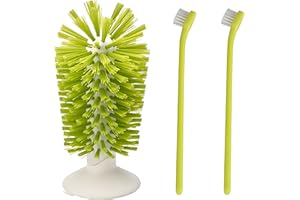 MQACPUPY Turtle Brush with Suction Cup-Tortoise Shell Cleaner&Scratch Tool for Turtle Tanks-Aquatic Turtle Tank Accessories(3Pcs)