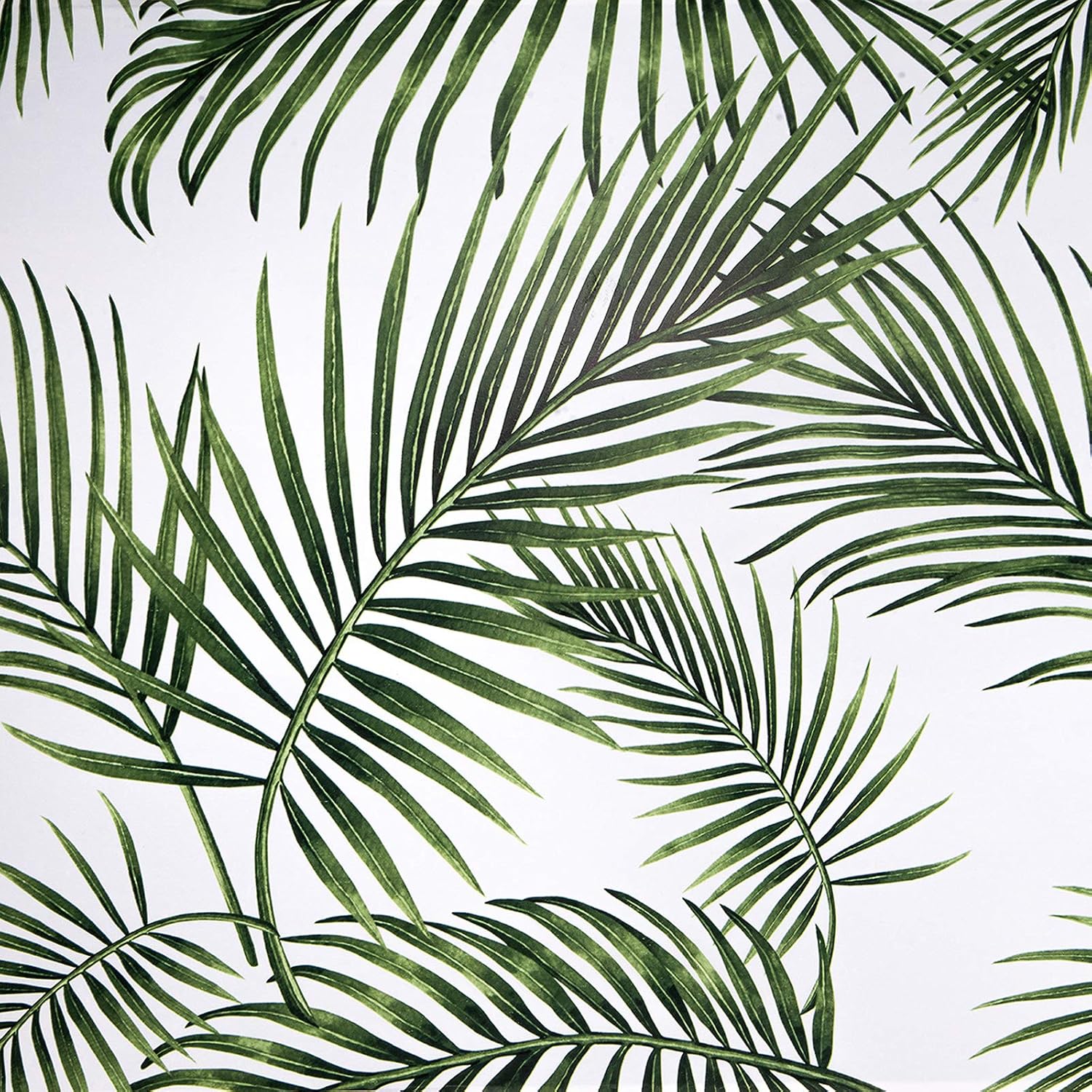Hode Self Adhesive Wallpaper Green Leaf, Patterned Sticky Back Plastic Roll - Image 3