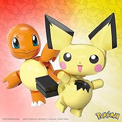 Mega Pokémon Building Toys Set Pichu & Charmander