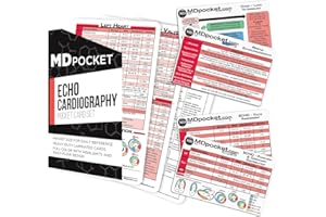 MDPOCKET Echocardiography Reference Card Set & Rapid ID
