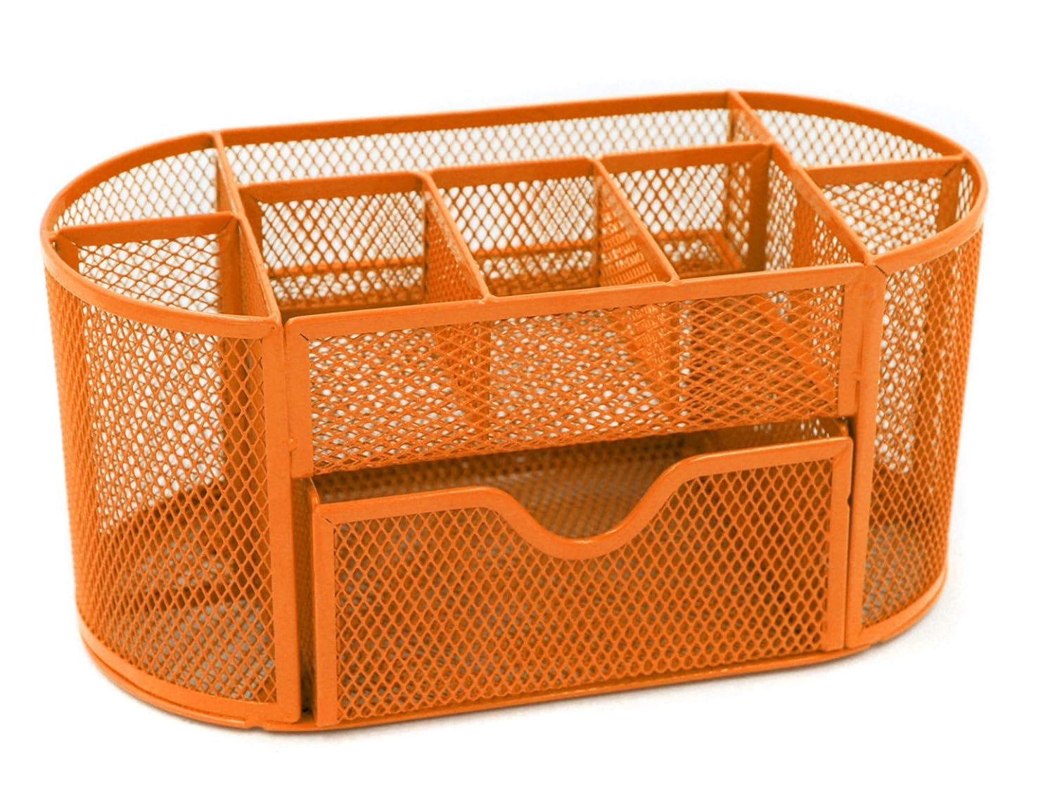 Mesh Office Desk Tidy Organiser Desktop MultiFunctional Storage Box