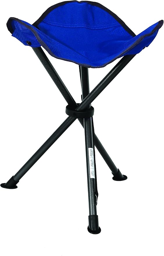 folding tripod chair with back