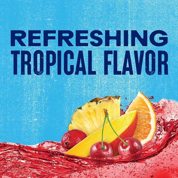 OCEAN SPRAY® ZERO SUGAR TROPICAL PUNCH JUICE DRINK, TROPICAL PUNCH JUICE DRINK SWEETENED WITH STEVIA, 64 FL OZ BOTTLE (PACK OF 1)