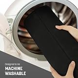 KEPLIN Memory Foam Bath Mat Ultra-Soft Non-Slip 40x60cm Black view 6
