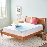 Linenspa Memory Foam Mattress Topper, Queen Size - 2 Inch Gel Infused Memory Foam - Plush Feel - Cooling and Pressure Relieving - CertiPUR Certified