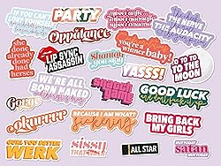 22 x Original Design RuPauls Drag Race Stickers for