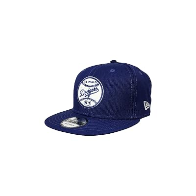 New Era Los Angeles Dodgers Adjustable 9Fifty MLB Straight Brim Baseball Cap 950 One Size, Blue Vintage