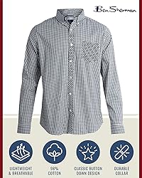 Ben Sherman Men's Button Down Shirt - Regular Fit
