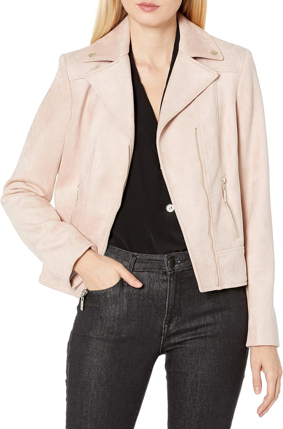 tommy hilfiger leather jacket ladies