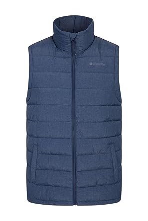 Mountain Warehouse Strukturierte Herren-Steppweste Seasons - Körperwärmer mit Microfaser-Isolierung, leicht, Wasserdichte Wes