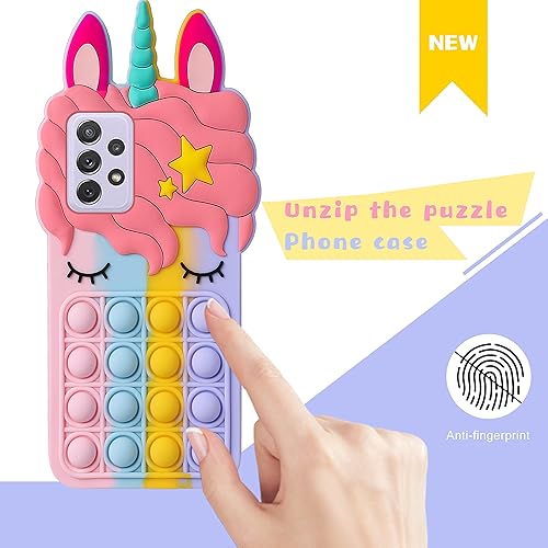 oqpa for Samsung Galaxy A52 Case Cartoon Kawaii Cute Fun Funny